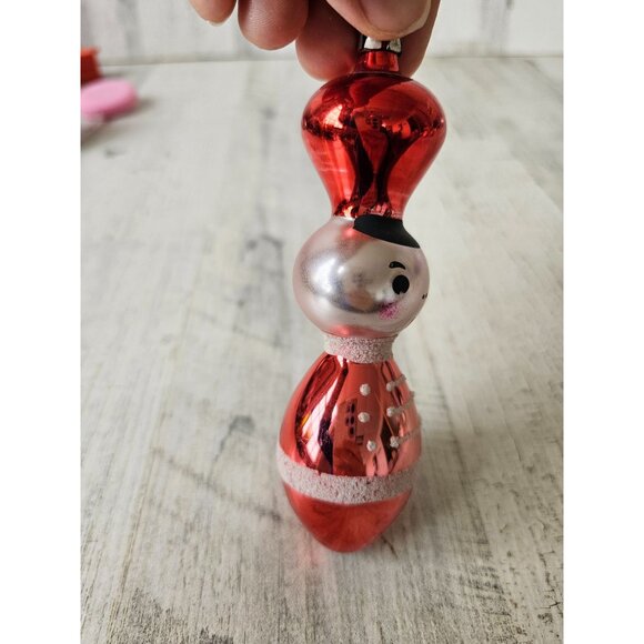 Vintage mercury glass soldier nutcracker ornament carlini? Xmas tree - Picture 2 of 8